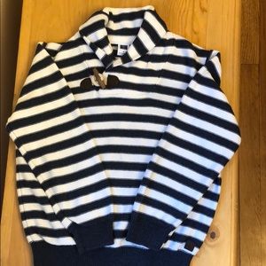 Janie and Jack stripped shawl sweater